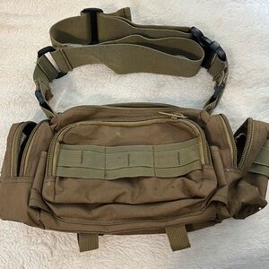 Tactical Brown Waist Bag